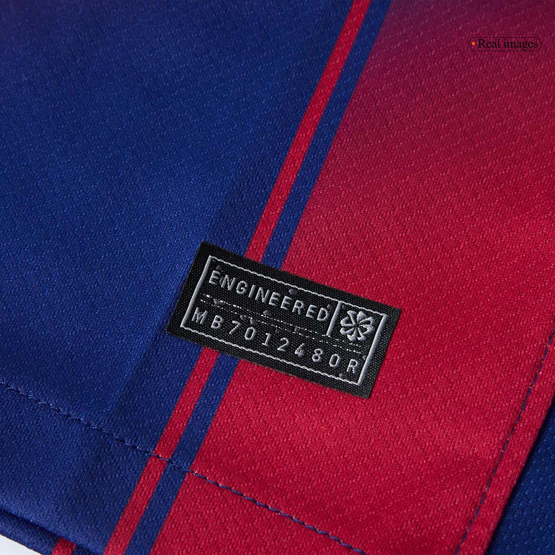 PEDRI #8 Barcelona Casa Camisa 2025/26- Vermelho&Azul
