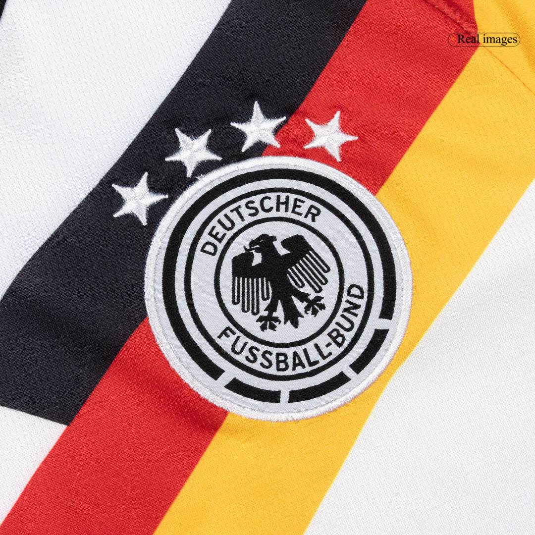 Germany Casa Copa do Mundo Camisa Conjunto(Camisa+Calções) 2026 Branco - camisola de futebol para adeptos em - imagem 6