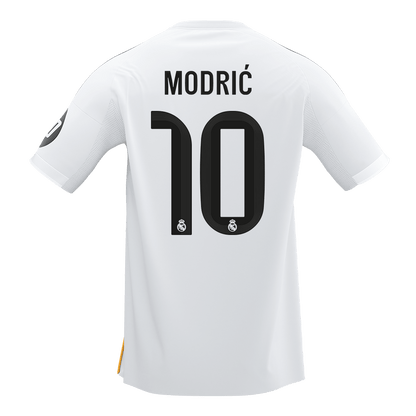 【Super Qualidade】MODRIĆ #10 Real Madrid
 Casa Futebol Camisa 2025/26 Branco