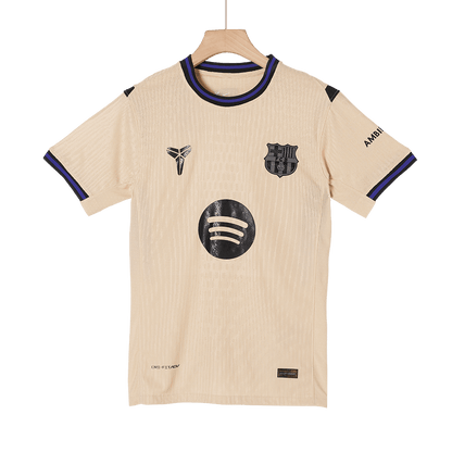 Jogador Barcelona Fora Futebol Camisas 2025/26 Amarelo