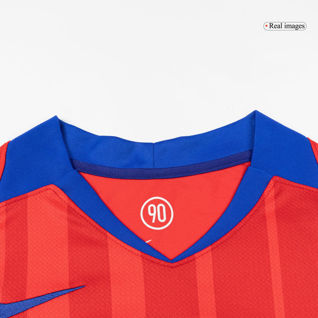 VITINHA #17 PSG Fora Terceira Camisa 2025/26 Vermelho