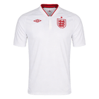 Retrô Inglaterra Casa Camisa 2012 Branco
