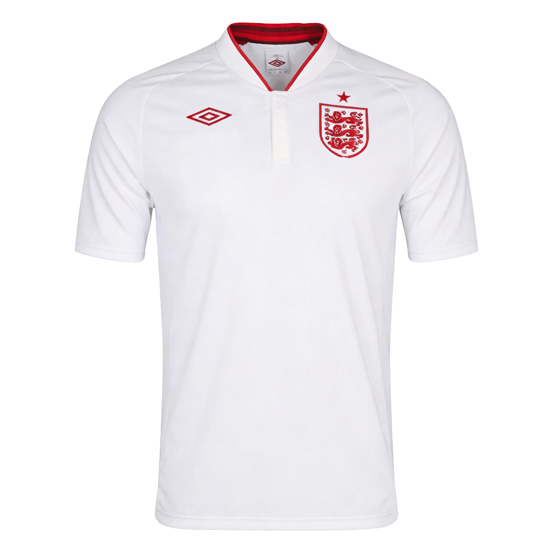 Retrô Inglaterra Casa Camisa 2012 Branco