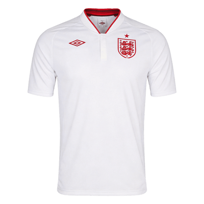 Retrô Inglaterra Casa Camisa 2012 Branco
