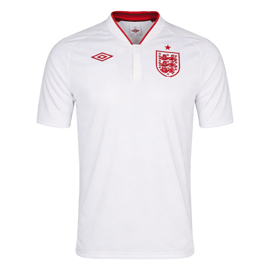 Retrô Inglaterra Casa Camisa 2012 Branco