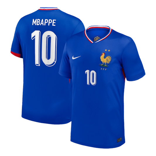 Camisola de futebol MBAPPE #10 França Home personalizada 2025/26