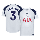 Jogador DRAGUSIN #3 Tottenham Hotspur Casa Futebol Camisas 2025/26 Branco