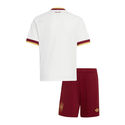 Spain Infantil 
 Fora Copa do Mundo World Cup Futebol Camisa 2026 Branco