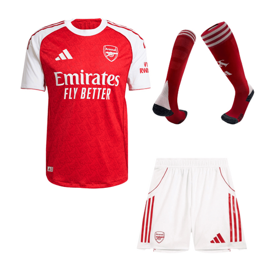 Jogador Casa  Camisa Conjunto (Camisa + Calções + Meias) 2025/26 Vermelho