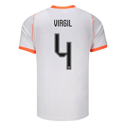VIRGIL #4 Países Baixos Fora Copa do Mundo Camisa 2026 Branco