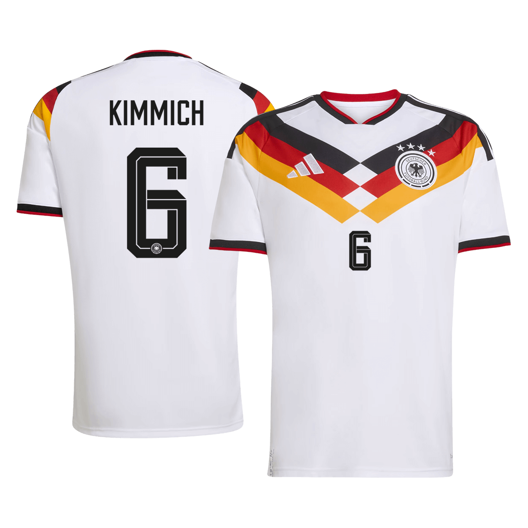 KIMMICH #6 Germany Casa Camisa 2026 Branco - camisola de futebol para adeptos em Portugal
