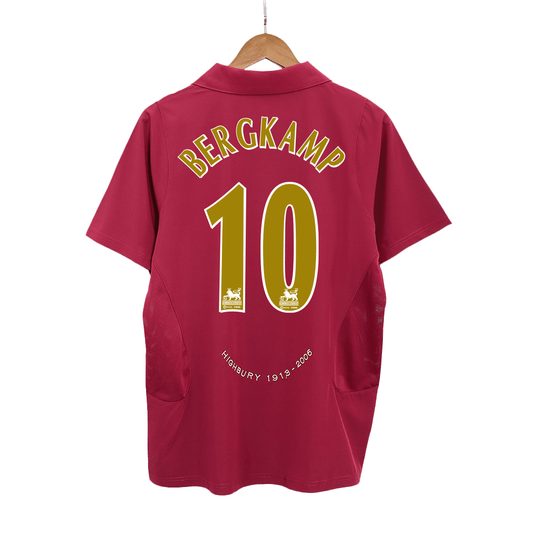 Camisola de futebol retro BERGKAMP #10 Arsenal 2005/06 2025/26