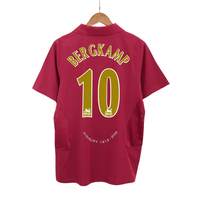 Camisola de futebol retro BERGKAMP #10 Arsenal 2005/06 2025/26