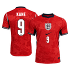 KANE #9 Inglaterra Fora Copa do Mundo Camisa 2026 Vermelho