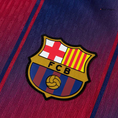 Jogador  LAMINE YAMAL #10 Barcelona Casa Futebol Camisas 2025/26