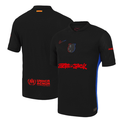 Camisola de futebol Jogador Barcelona vs Travis Scott, camisola alternativa