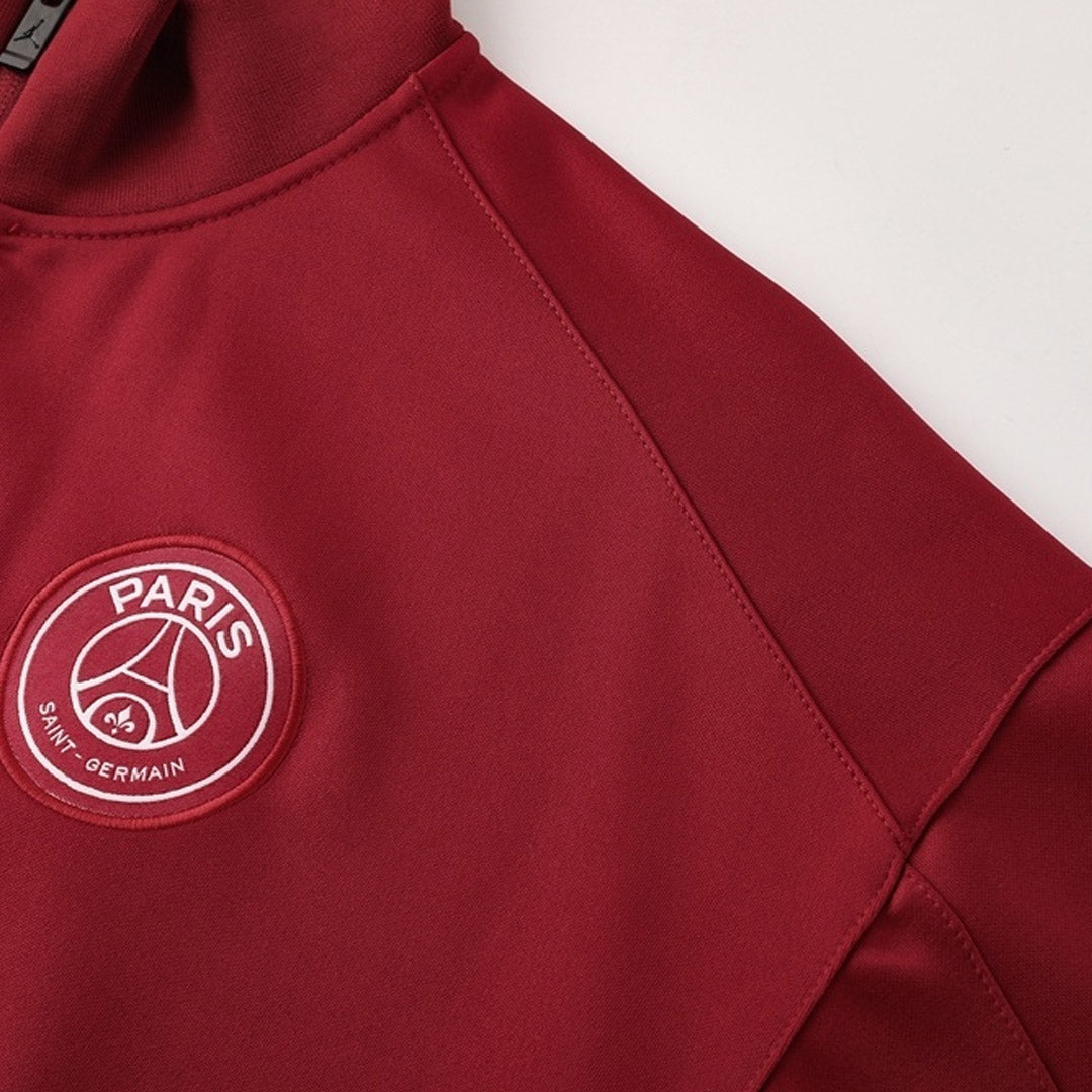 PSG Treino Jaqueta Conjunto (Jaqueta + Calças) 2025/26 Vermelho