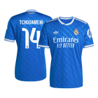 TCHOUAMENI #14 Real Madrid Fora Terceira Camisa 2025/26 Azul