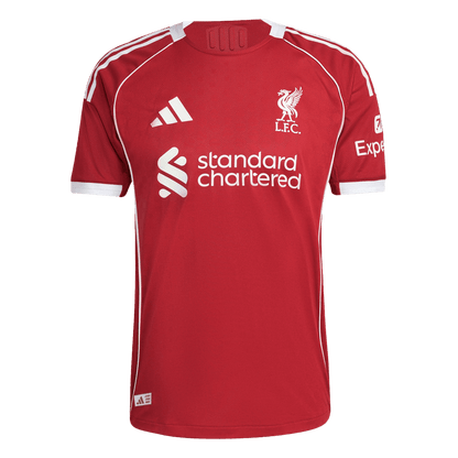 Jogador GAKPO #18 Liverpool Casa Futebol Camisas 2025/26 Vermelho
