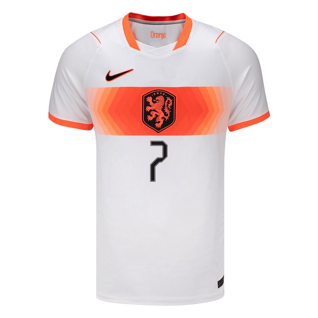 XAVI #7 Países Baixos Fora Copa do Mundo Camisa 2026 Branco