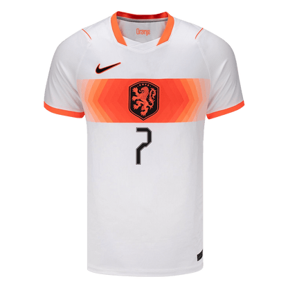 XAVI #7 Países Baixos Fora Copa do Mundo Camisa 2026 Branco
