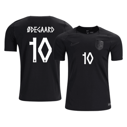 ØDEGAARD #10 Noruega Fora Copa do Mundo Camisa 2026 Preto