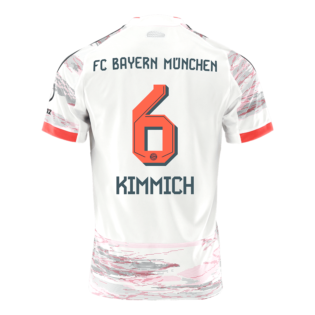 KIMMICH #6 Bayern Munich Fora Camisa 2025/26 Branco