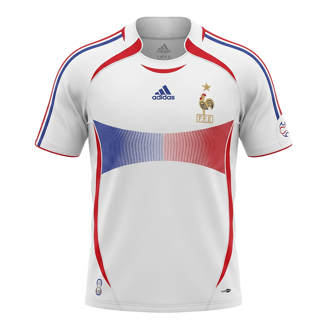 Retrô França Fora Camisa 2006 Branco