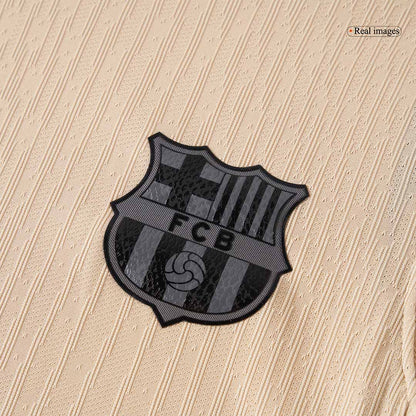 Jogador Barcelona Fora Futebol Camisas 2025/26 Amarelo