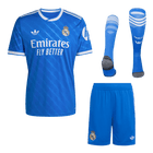 Real Madrid 
 Fora Terceira Camisa Conjunto(Camisa+Calções+Meias) 2025/26 Azul