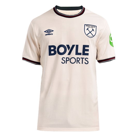 West Ham United Fora Camisa 2025/26- Branco camisola de futebol