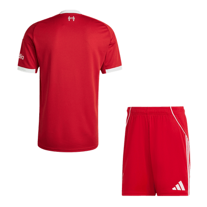 Liverpool Casa Camisa Conjunto (Camisola + Calções) 2025/26-Vermelho
