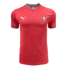 Jogador Portugal Casa Copa do Mundo Futebol Camisas 2026 Vermelho