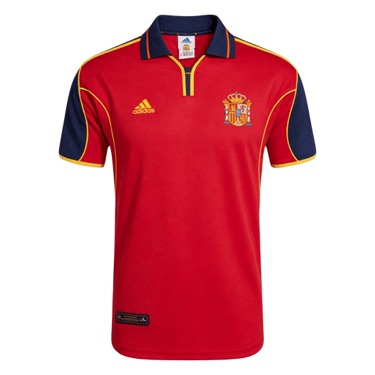 Retrô Espanha Casa Camisa 2000 Vermelho