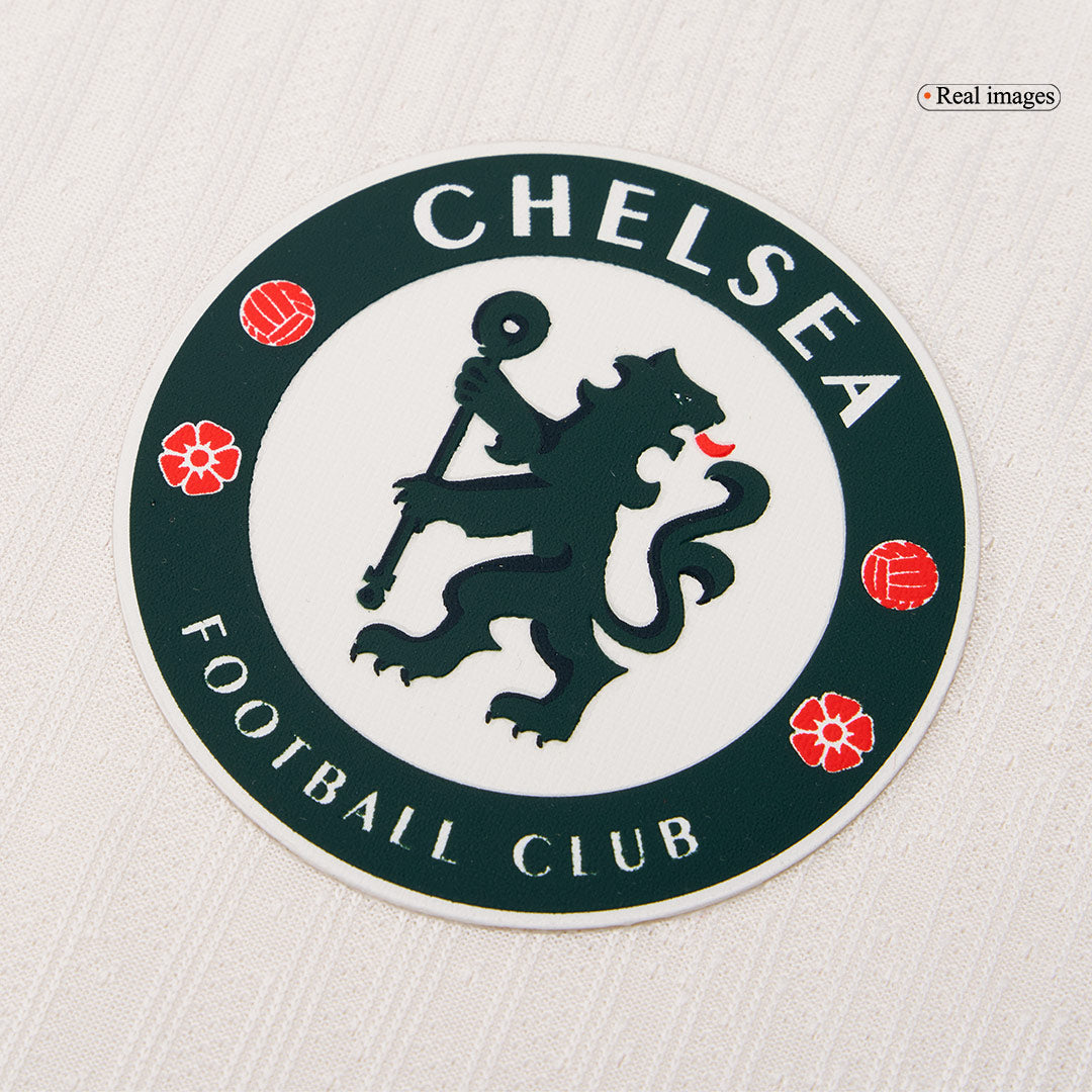 Jogador HATO #21 Chelsea Fora Futebol Camisas 2025/26 Branco
