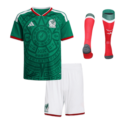 Mexico Infantil 
 Casa Futebol Camisa Conjunto (Camisa+Shorts+Meias) 2025/26 Verde