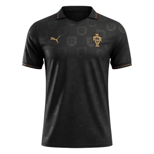 Jogador Portugal Especial World Cup Futebol Camisas 2026 Preto camisola de futebol