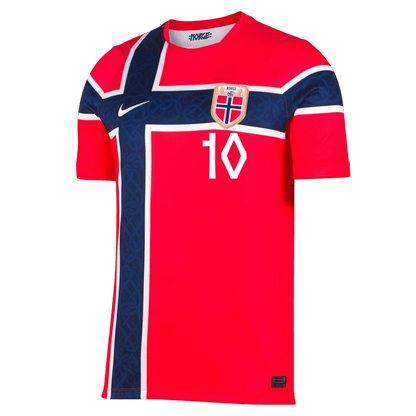 Ødegaard #10 Noruega Casa Copa do Mundo Camisa 2026