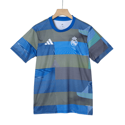 Real Madrid Pré-Jogo Futebol Camisa 25/26 Azul