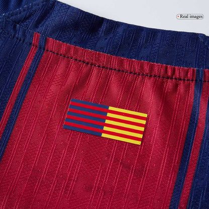 Jogador PEDRI #8 Barcelona Casa UCL Futebol Camisas 2025/26