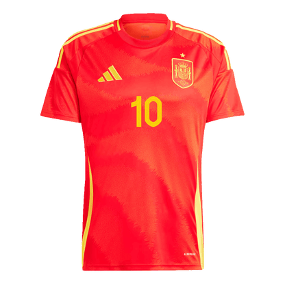 Espanha Camisola Personalizada LAMINE YAMAL #10 Casa