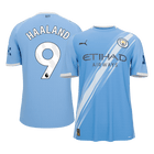 【Super Qualidade】HAALAND #9 Manchester City
 Casa Futebol Camisa 2025/26 Azul