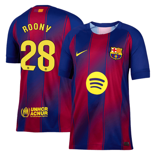【Super Qualidade】ROONY #28 Barcelona
 Casa Futebol Camisa 2025/26 camisola de futebol