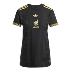 Mulheres México Camisola Futebol 2025 Preto Dourado