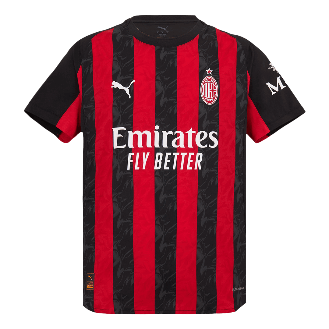 Jogador AC Milan Casa Camisas 2025/26 camisola de futebol