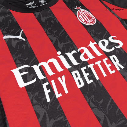 AC Milan Casa Camisa Conjunto (Camisa + Calções) 2025/26