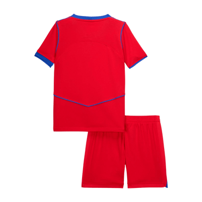 PSG Infantil 
 Terceira Futebol Camisa Conjunto (Camisa+Shorts) 2025/26 Vermelho