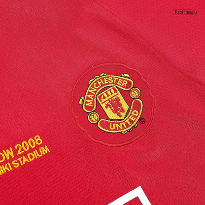 ROONEY #10 Manchester United Retro Casa Camisola 2007/08 - Final da UCL