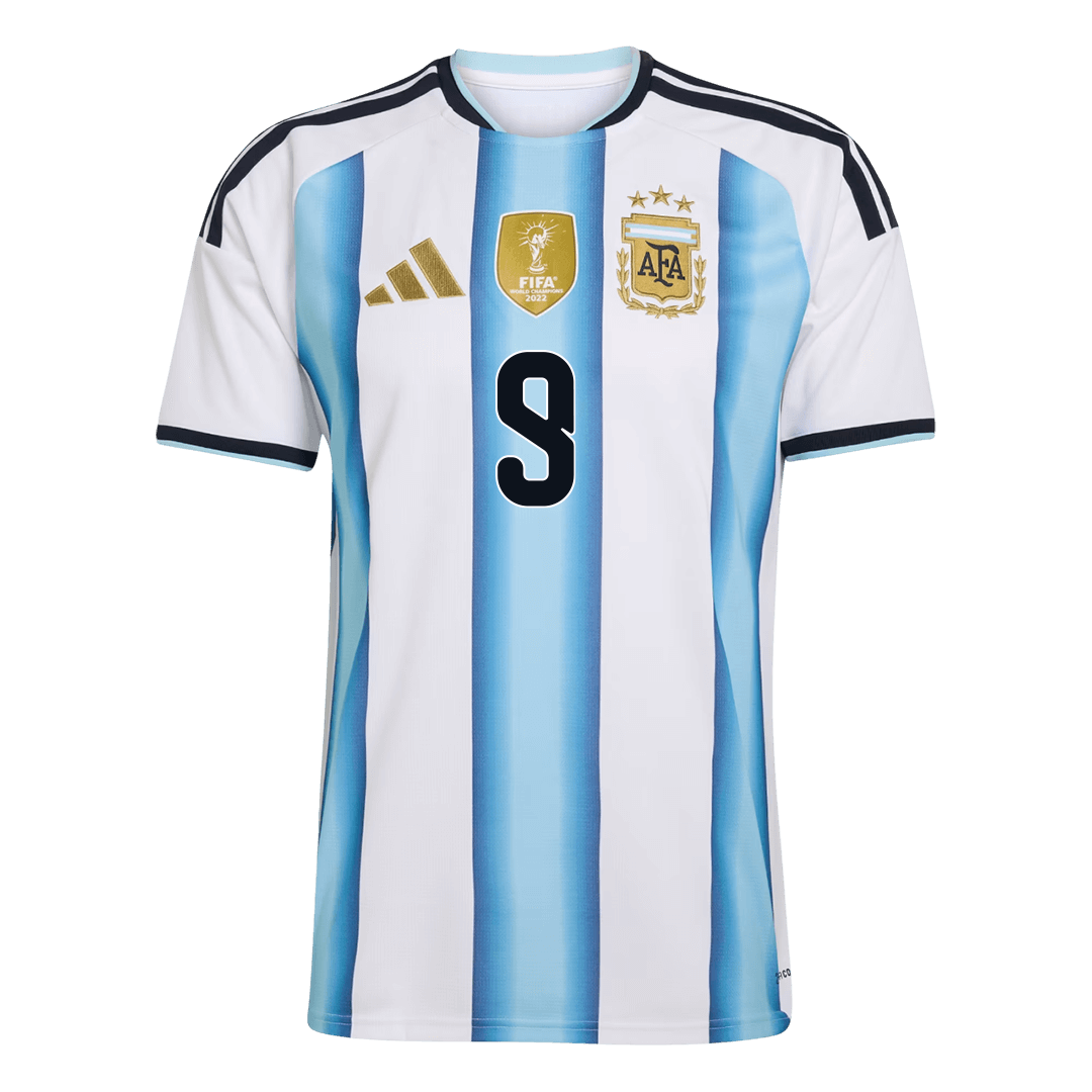 J.ÁLVAREZ #9 Argentina Casa Camisa 2026 - camisola de futebol para adeptos em Portugal