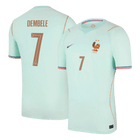 DEMBELE #7 França Fora Copa do Mundo Camisa 2026 Azul